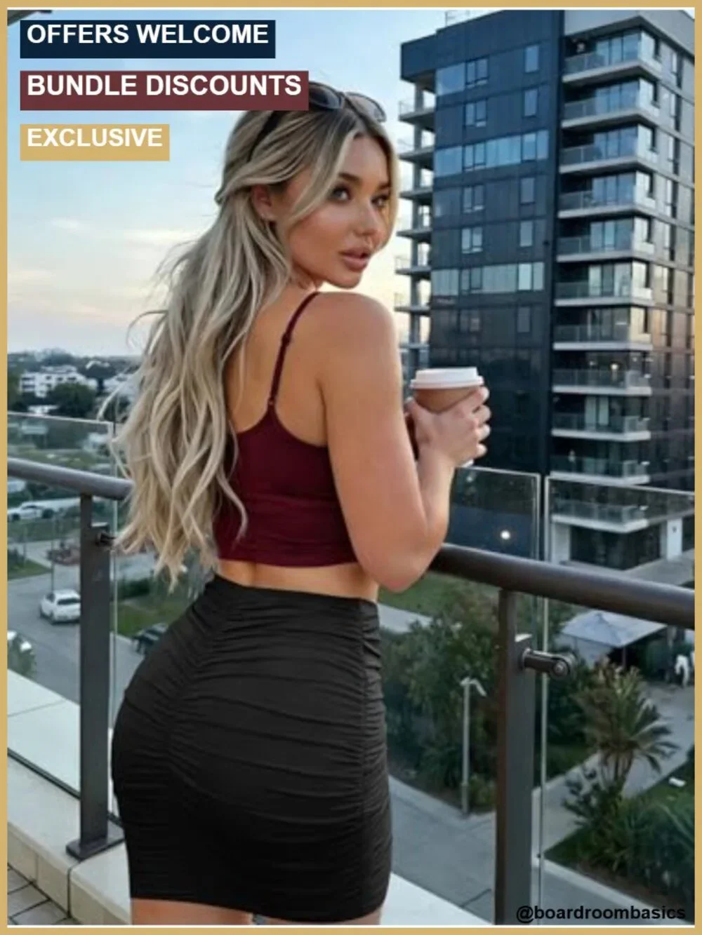 Double Layered Stretchy High Waist Bodycon Ruched Mini Skirt